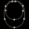 Buccellati MACRI CLASSICA WHITE AND YELLOW GOLD NECKLACE WITH DIAMONDS