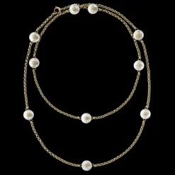 Buccellati MACRI CLASSICA WHITE AND YELLOW GOLD NECKLACE WITH DIAMONDS