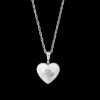 Buccellati MACRI CLASSICA WHITE GOLD PENDANT WITH DIAMONDS