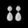 Buccellati MACRI CLASSICA WHITE GOLD EARRINGS WITH DIAMONDS