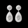 Buccellati MACRI CLASSICA WHITE GOLD SET EARRINGS WITH DIAMONDS