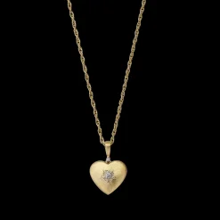 Buccellati MACRI CLASSICA YELLOW AND WHITE GOLD PENDANT WITH ROUND DIAMONDS