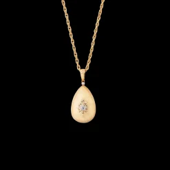 Buccellati MACRI CLASSICA YELLOW AND WHITE GOLD PENDANT WITH DIAMONDS