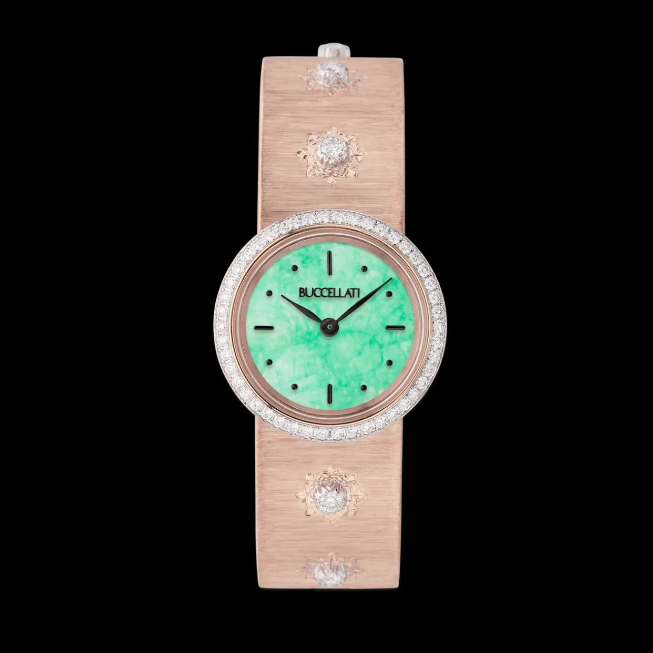 Buccellati MACRI PINK GOLD WATCH WITH DIAMONDS