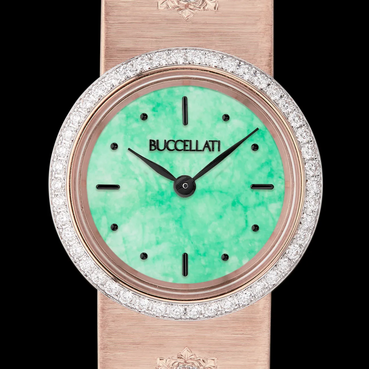 Buccellati MACRI PINK GOLD WATCH WITH DIAMONDS