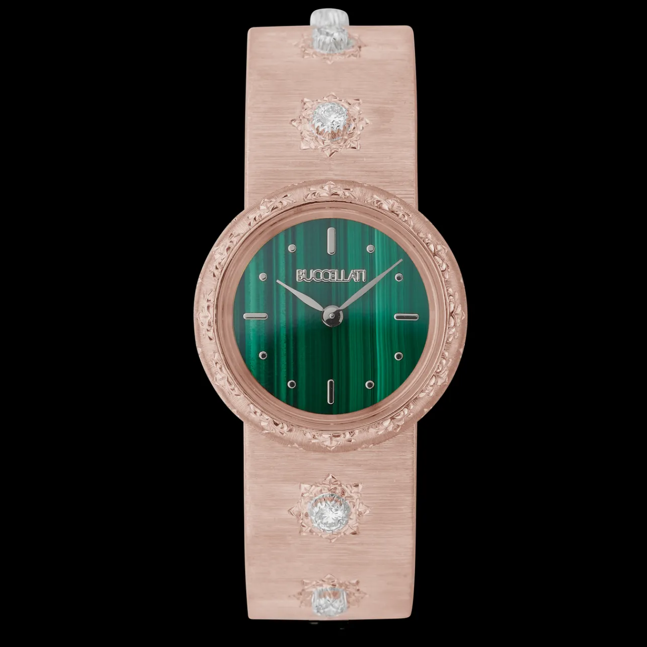 Buccellati MACRI PINK GOLD WATCH WITH DIAMONDS