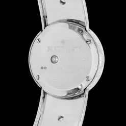Buccellati MACRI WHITE GOLD RIGATO WATCH WITH DIAMONDS
