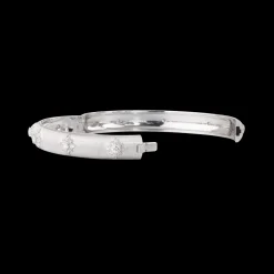 Buccellati MACRI WHITE GOLD SET BOMBÉ BRACELET WITH DIAMONDS