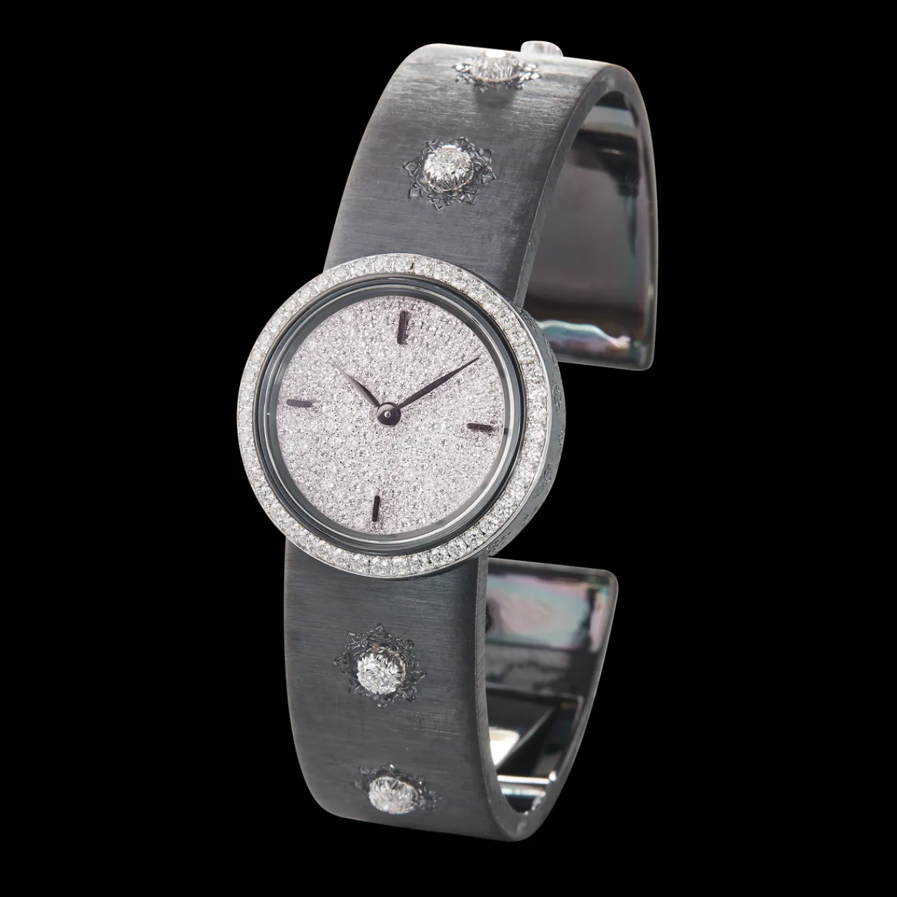 Buccellati MACRI WHITE GOLD SET WATCH WITH DIAMONDS