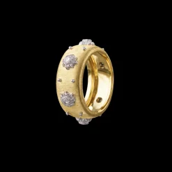 Buccellati MACRI YELLOW AND WHITE GOLD ETERNELLE RING
