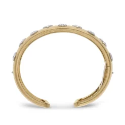 Buccellati MACRI YELLOW AND WHITE GOLD BRACELET WITH DIAMONDS
