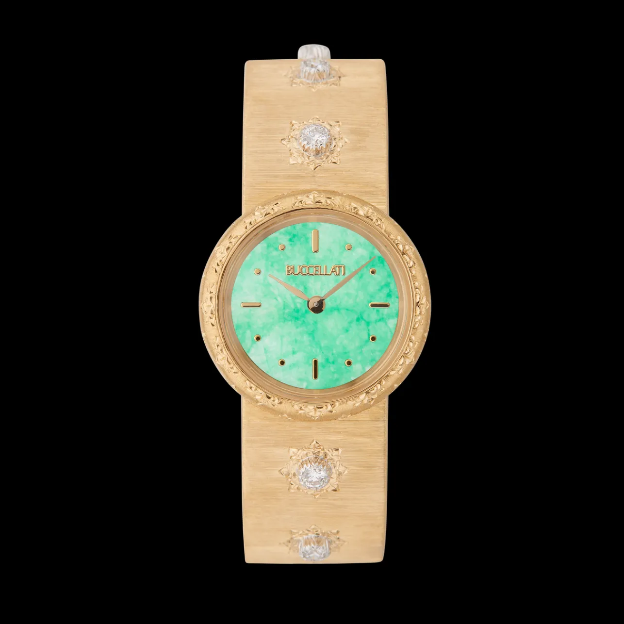 Buccellati MACRI YELLOW GOLD WATCH WITH DIAMONDS