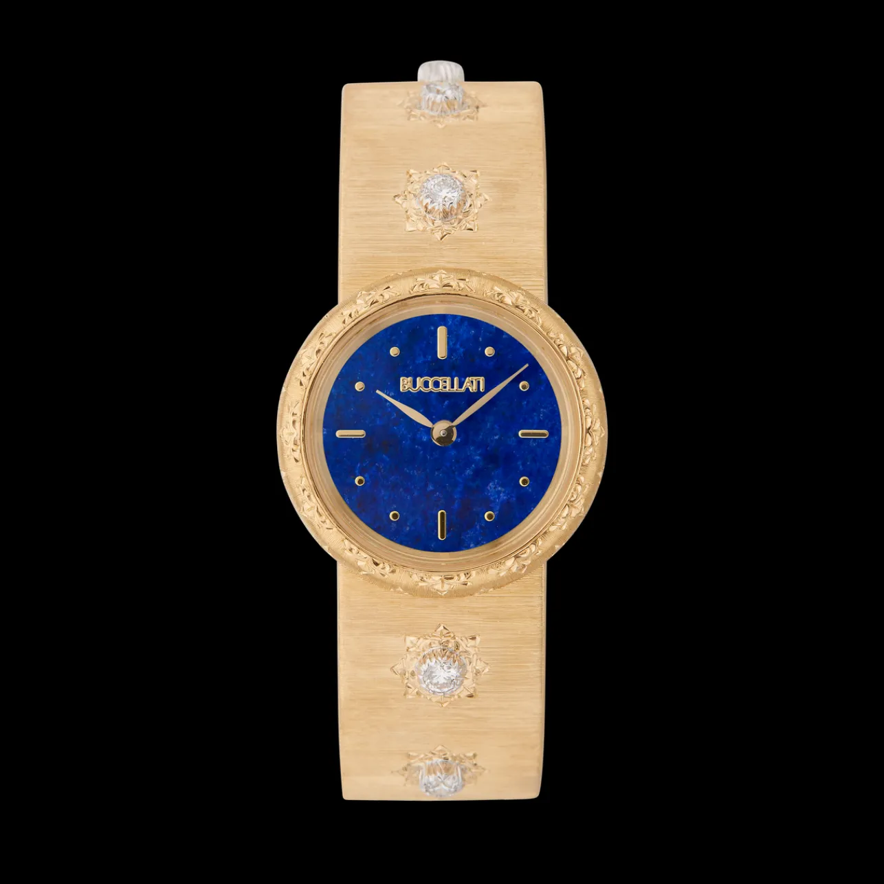 Buccellati MACRI YELLOW GOLD WATCH WITH DIAMONDS