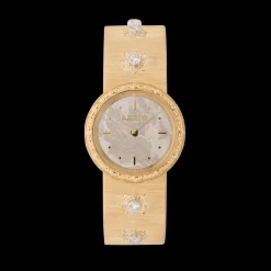 Buccellati MACRI YELLOW GOLD WATCH WITH DIAMONDS