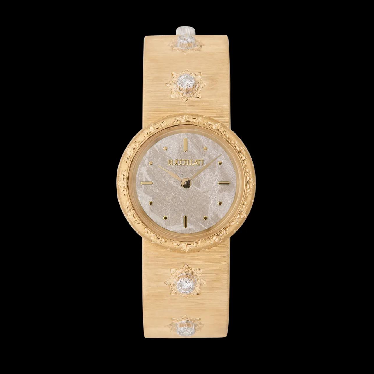 Buccellati MACRI YELLOW GOLD WATCH WITH DIAMONDS