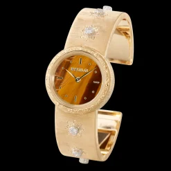 Buccellati MACRI YELLOW GOLD WATCH WITH DIAMONDS