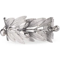 Buccellati MARIO OLIVE SILVER LEAF BRACELET