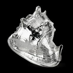 Buccellati MEDIUM CASSIS CORNUTA SHELL DECORATIVE OBJECT COATED IN SILVER