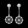 Buccellati MINI TULLE WHITE GOLD EARRINGS WITH DIAMONDS