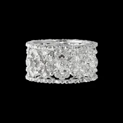 Buccellati OPERA FULL PAVE' WHITE GOLD ETERNELLE RING