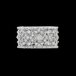 Buccellati OPERA FULL PAVE' WHITE GOLD ETERNELLE RING