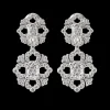 Buccellati OPERA FULL PAVE' WHITE GOLD SET EARRINGS WITH DIAMONDS