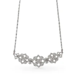 Buccellati OPERA FULL PAVE' WHITE GOLD NECKLACE
