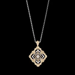 Buccellati OPERA GALILEO YELLOW AND WHITE GOLD PENDANT