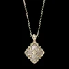 Buccellati OPERA TULLE GOLD PENDANT WITH MOTHER OF PEARL