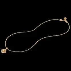 Buccellati OPERA TULLE PENDANT IN YELLOW GOLD WITH ONYX