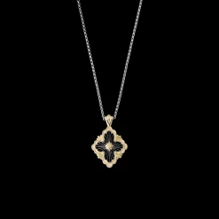 Buccellati OPERA TULLE PENDANT IN YELLOW AND WHITE GOLD