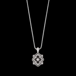 Buccellati OPERA TULLE WHITE GOLD AND DIAMONDS PREMIUM PENDANT