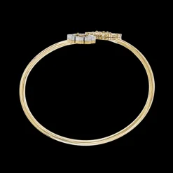 Buccellati OPERA TULLE YELLOW AND WHITE GOLD BRACELET WITH MOTHER OF PEARL