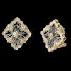 Buccellati OPERA TULLE YELLOW AND WHITE GOLD EARRINGS