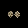 Buccellati OPERA TULLE YELLOW GOLD EARRINGS WITH CENTERING MORETTE