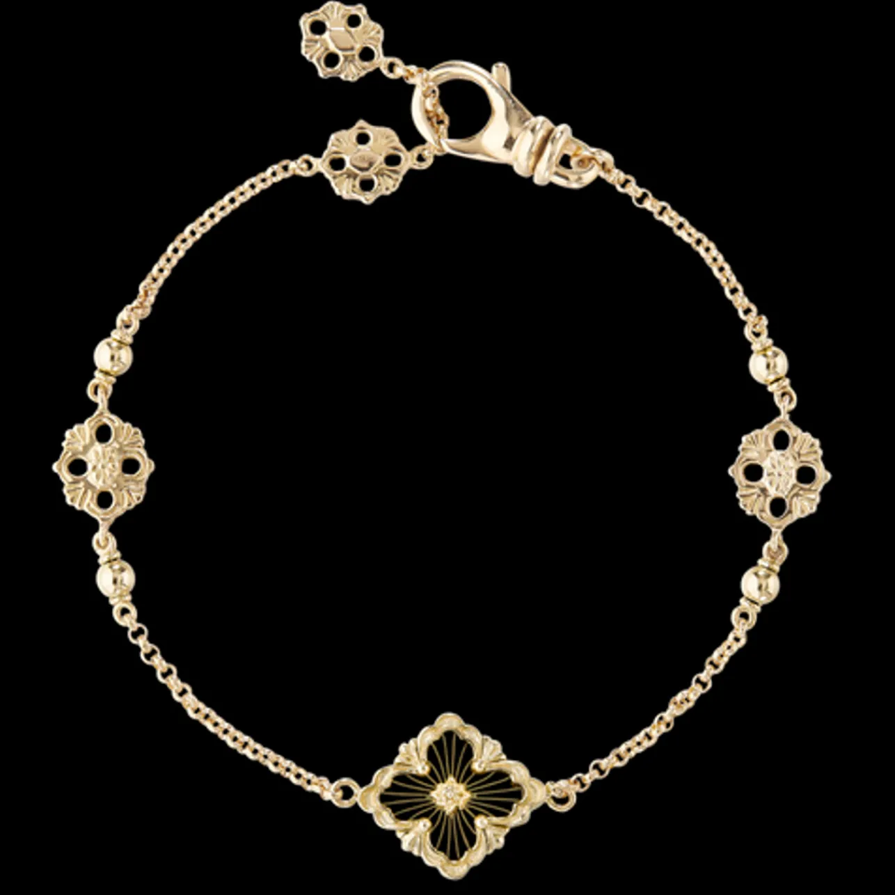 Buccellati OPERA TULLE YELLOW GOLD FLEXIBLE BRACELET