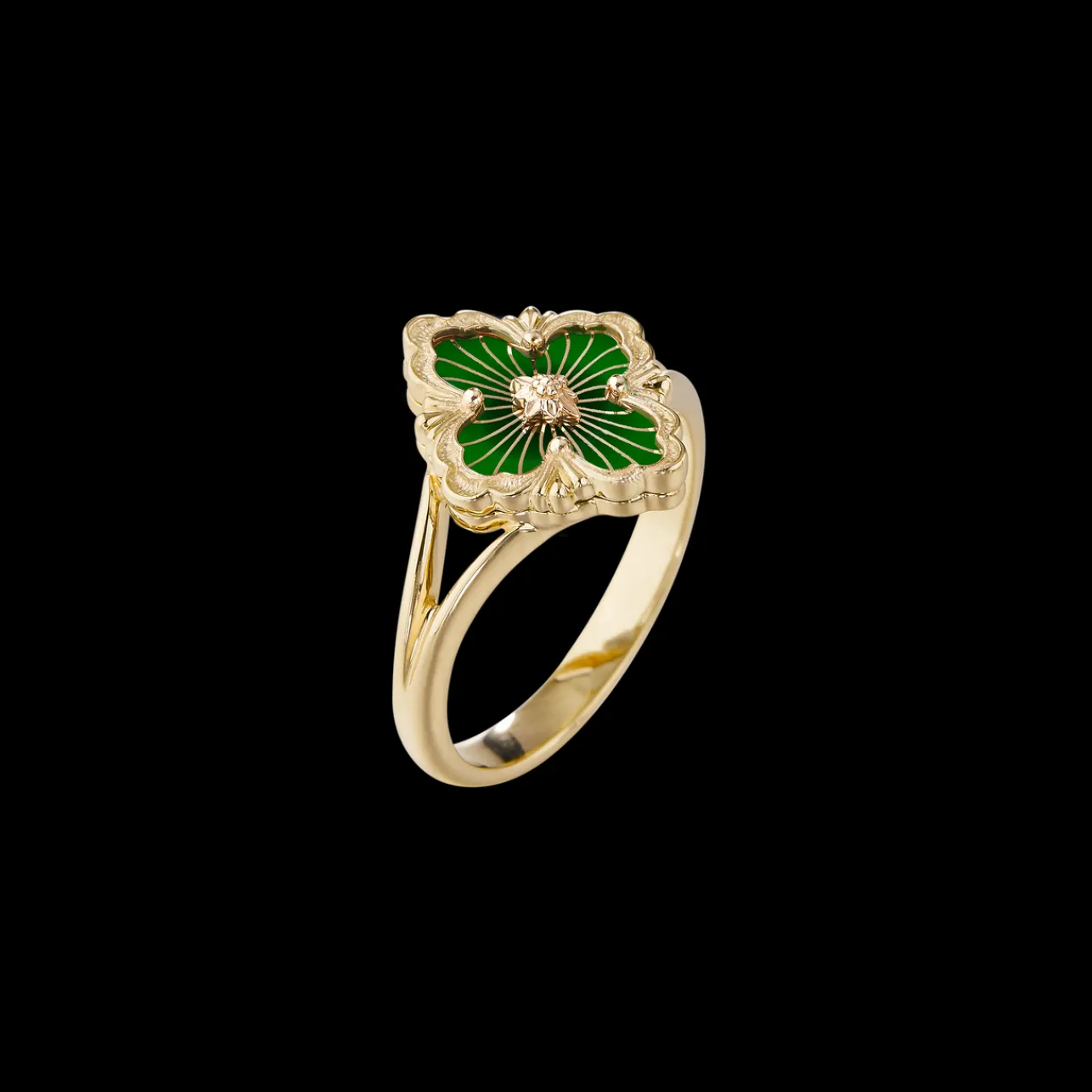 Buccellati OPERA TULLE YELLOW GOLD RING