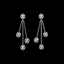 Buccellati OPERA WHITE GOLD EARRINGS WITH DIAMONDS