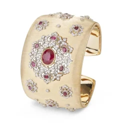 Buccellati OPERA YELLOW AND WHITE GOLD HIGH JEWELLERY BRACELET