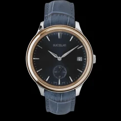 Buccellati ORNATINO WHITE AND PINK GOLD LEATHER WATCH