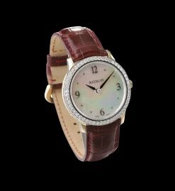 Buccellati ORNATINO YELLOW AND WHITE GOLD WATCH WITH DIAMONDS