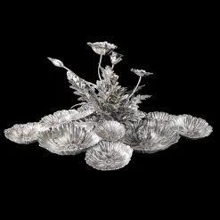 Buccellati 9-POPPY FLOWER CENTERPIECE IN SILVER