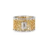 Buccellati PREMIUM BAND YELLOW AND WHITE GOLD RING