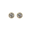 Buccellati RAMAGE WHITE AND YELLOW GOLD EARRINGS