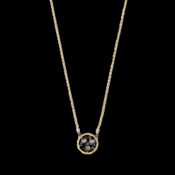 Buccellati RAMAGE WHITE AND YELLOW GOLD PENDANT