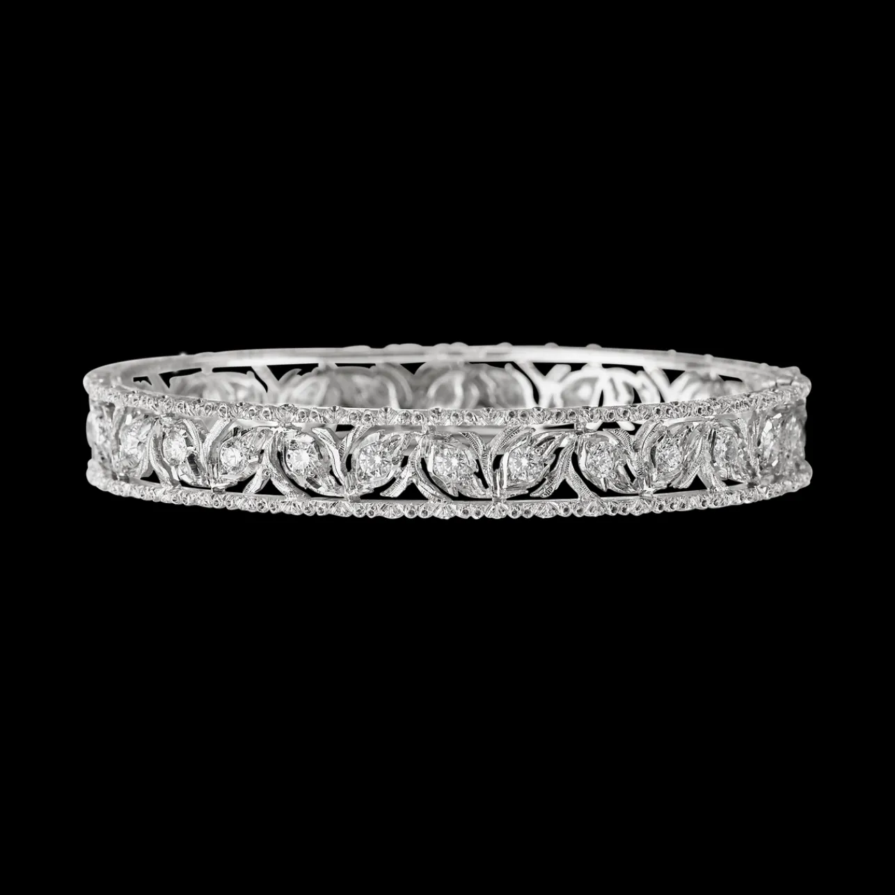 Buccellati RAMAGE WHITE GOLD BRACELET WITH DIAMONDS