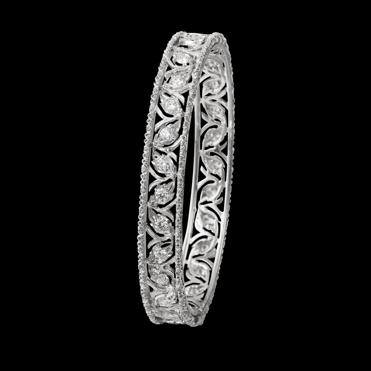 Buccellati RAMAGE WHITE GOLD BRACELET WITH DIAMONDS