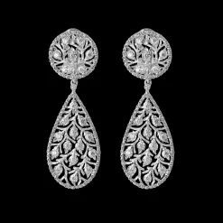 Buccellati RAMAGE WHITE GOLD PENDANT EARRINGS
