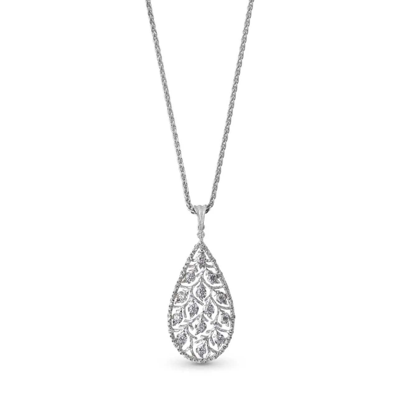 Buccellati RAMAGE WHITE GOLD PENDANT WITH DIAMONDS