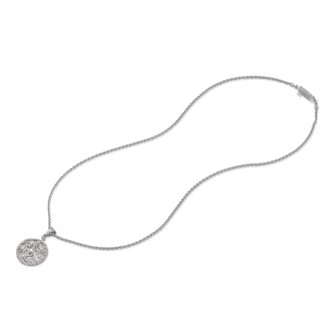 Buccellati RAMAGE WHITE GOLD SET PENDANT WITH DIAMONDS
